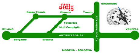 Jolly Dimaro come raggiungerci
